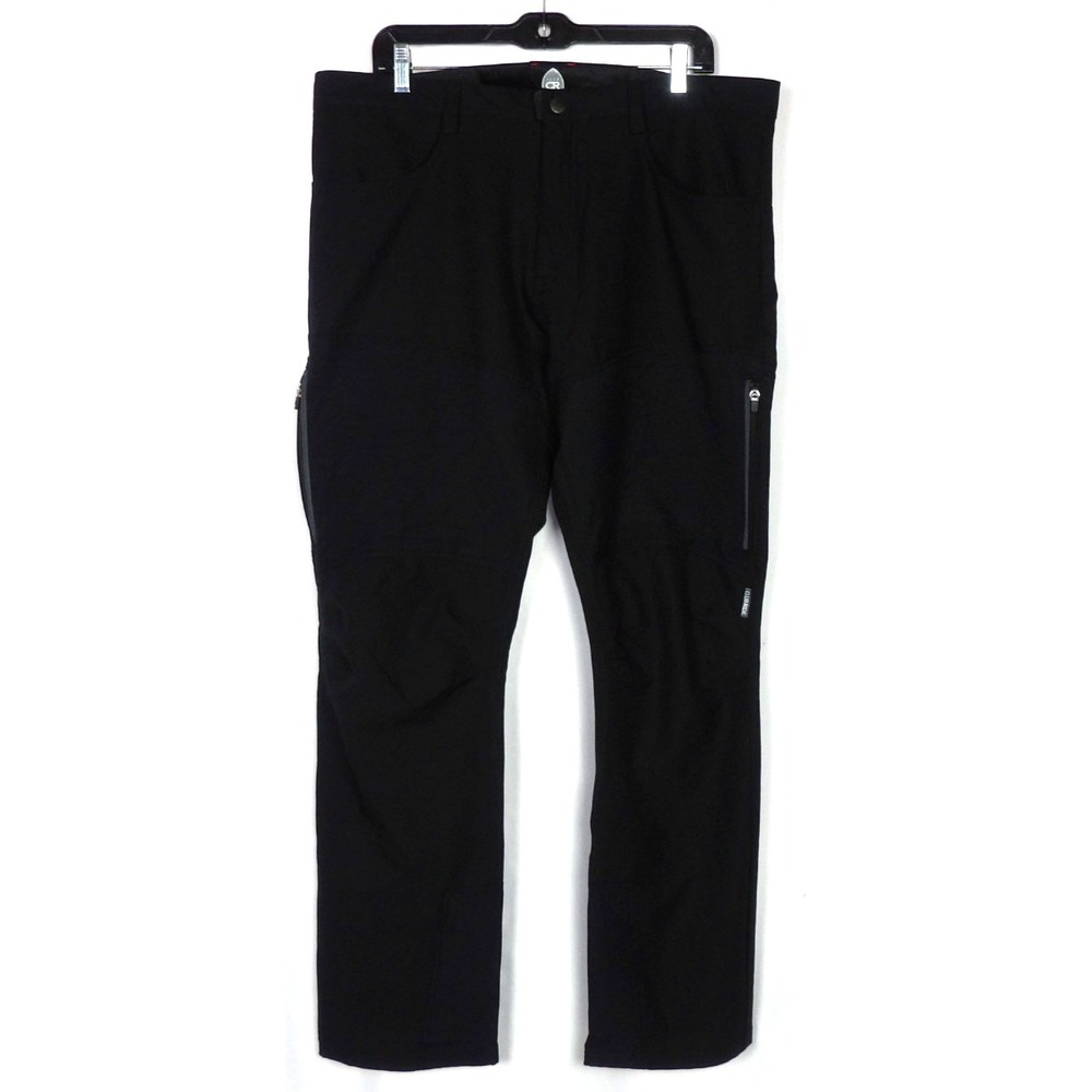 CLUB RIDE Black Stretch Zipper Pocket Straight Leg Riding Pants‎ Men's XL